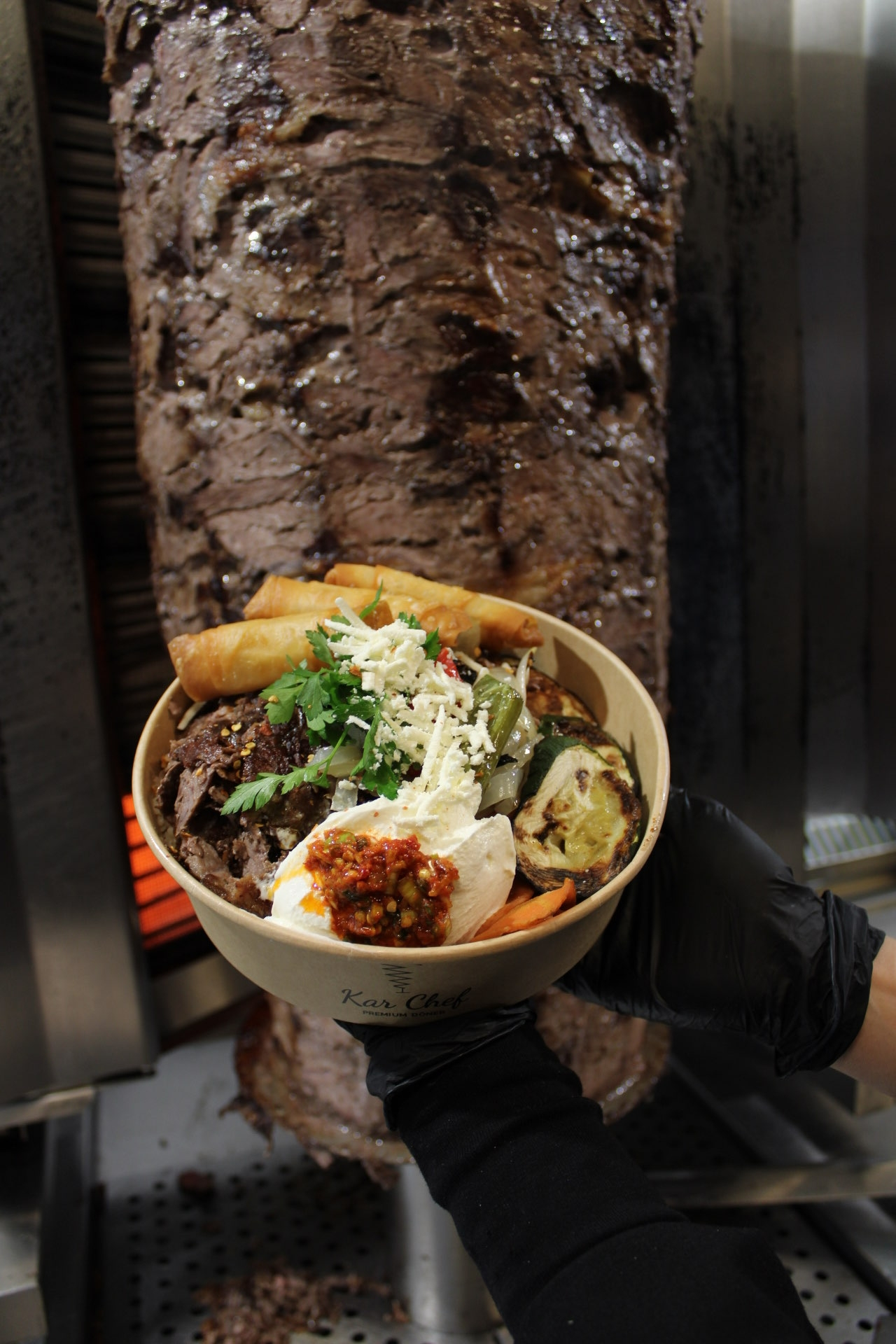 Kar Chef Premium Steak Bowl am Spieß